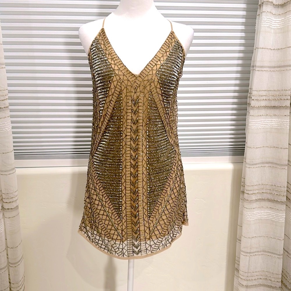 TOBI Sequined Slip Dress